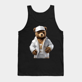 Gangster Gang Teddy Bear Funny Tank Top